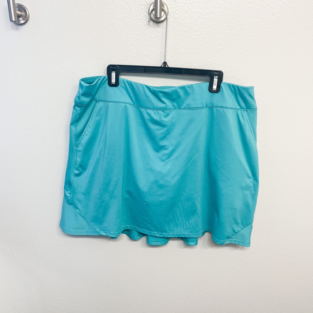 Coral Bay Turquoise Golf Skort size XL